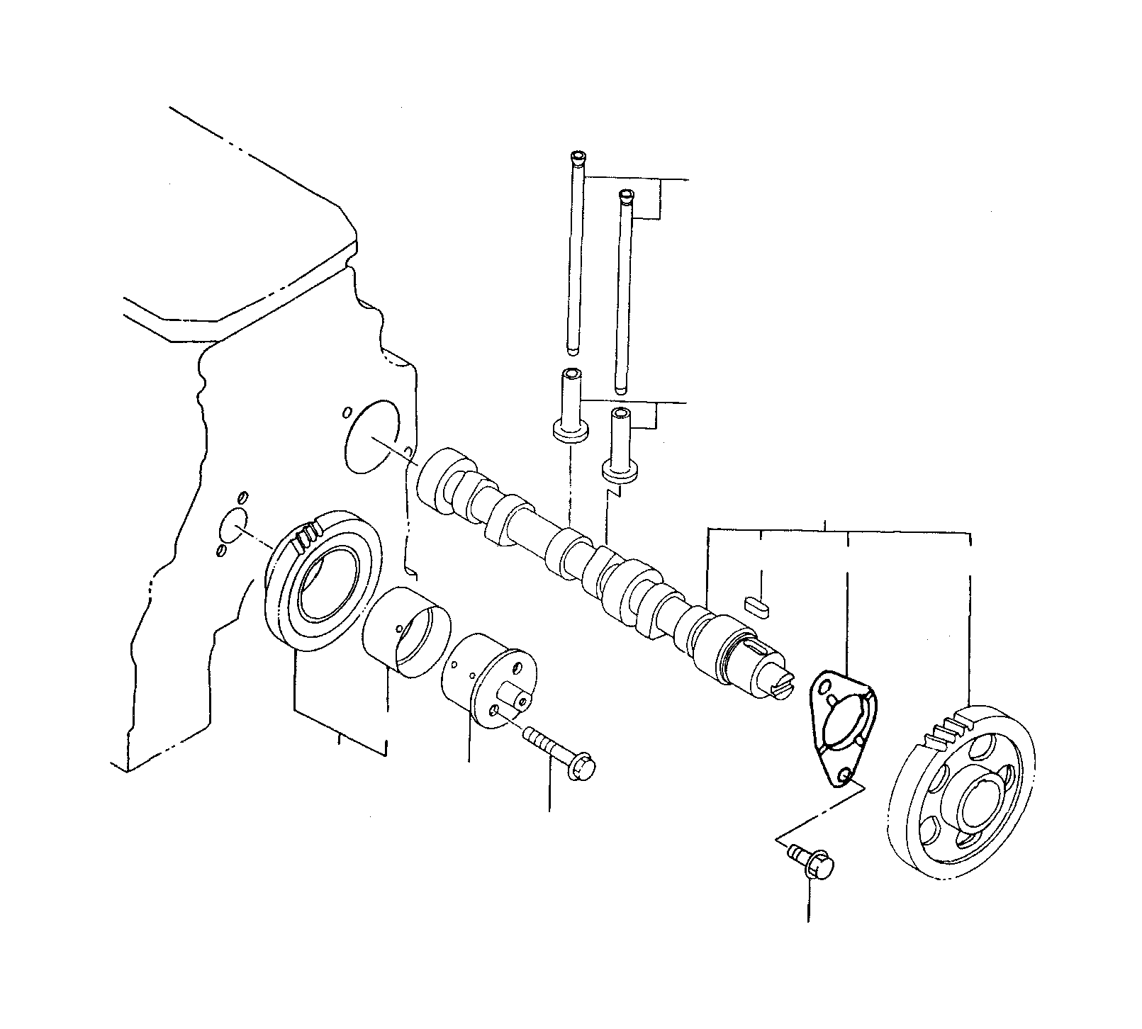 Вал YMR000104 Komatsu