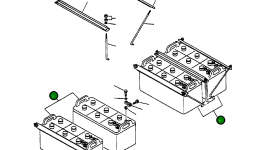 Аккумулятор - 8D VZ0852 Komatsu