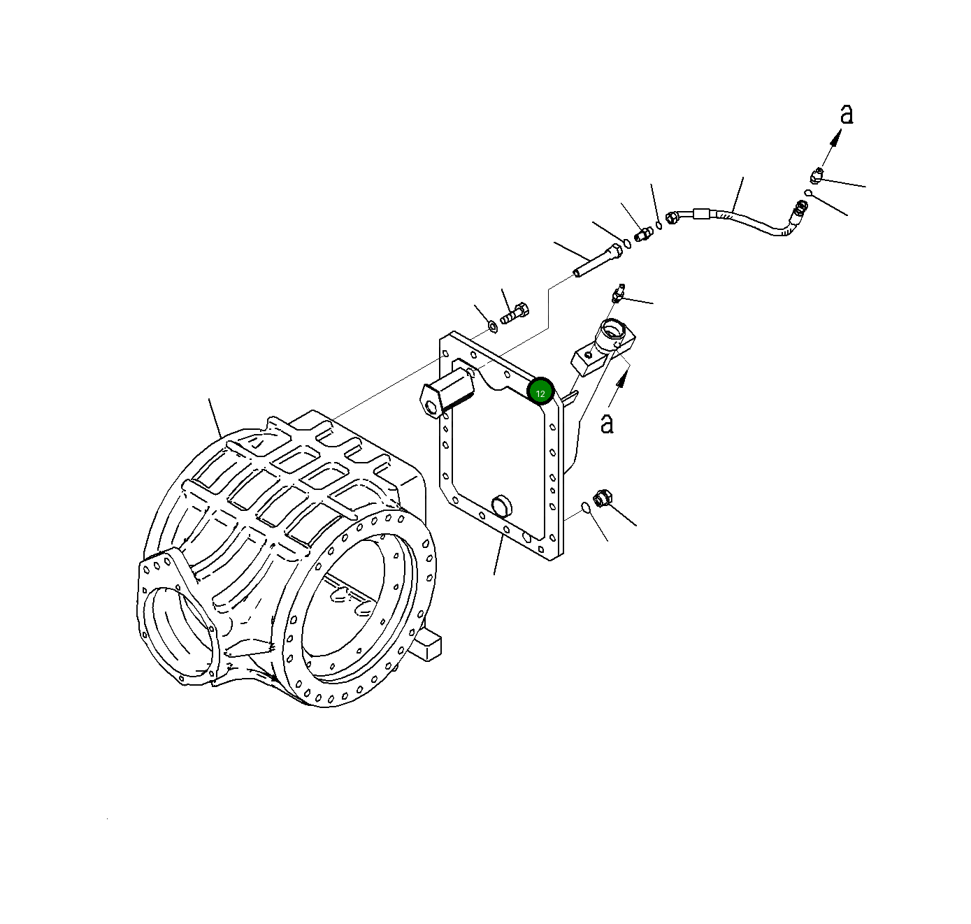 Адаптер 23C-22-51260 Komatsu