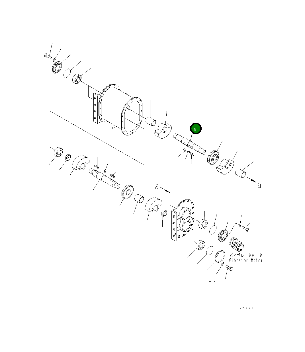 Вал 8233-72-3440 Komatsu
