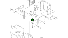 Верхняя штанга 234-54-32350 Komatsu