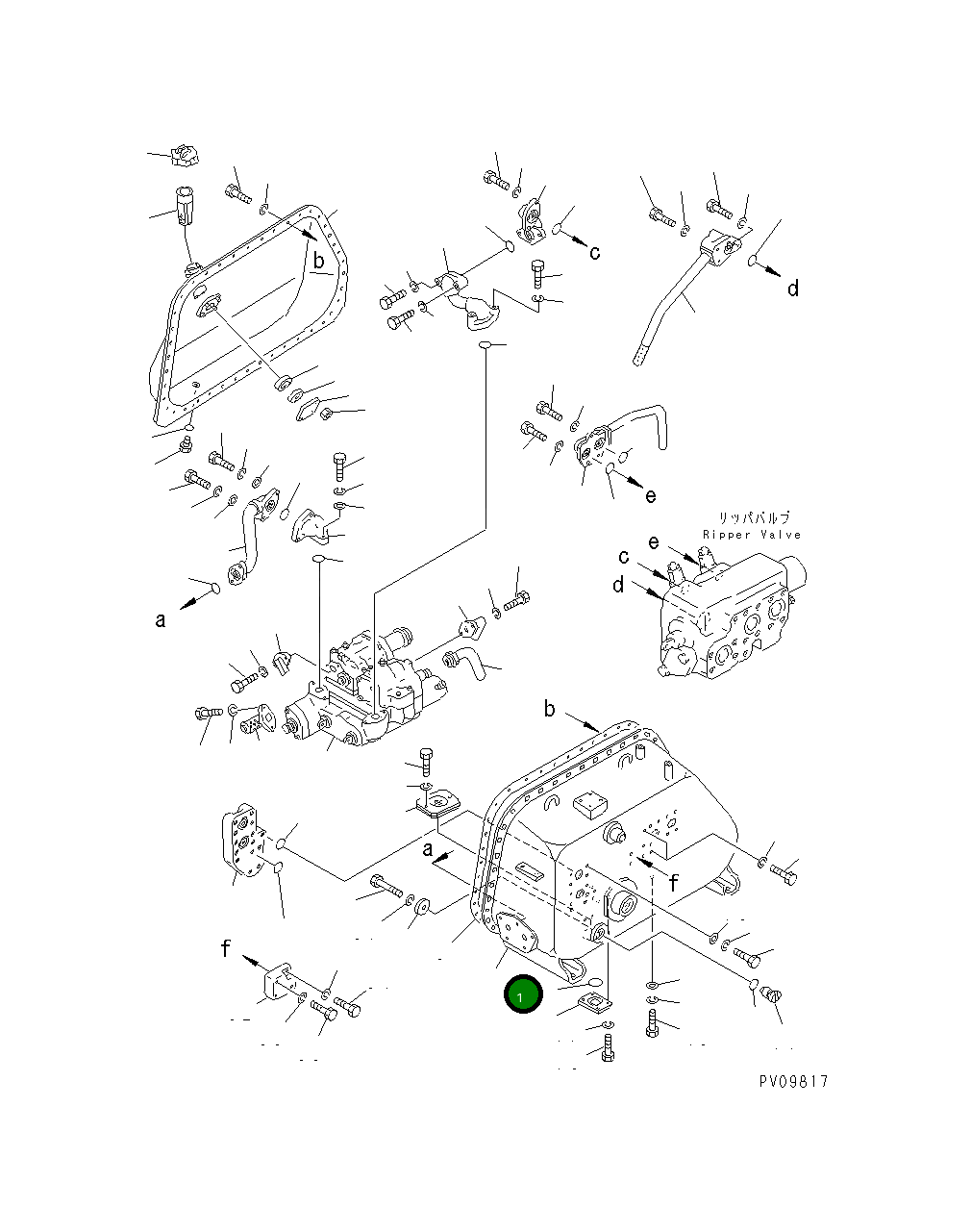 Бак 135-Z37-3211 Komatsu