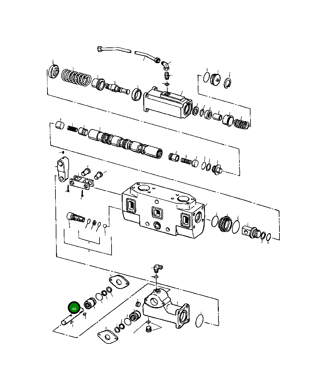 Вал 634 032 C1 Komatsu