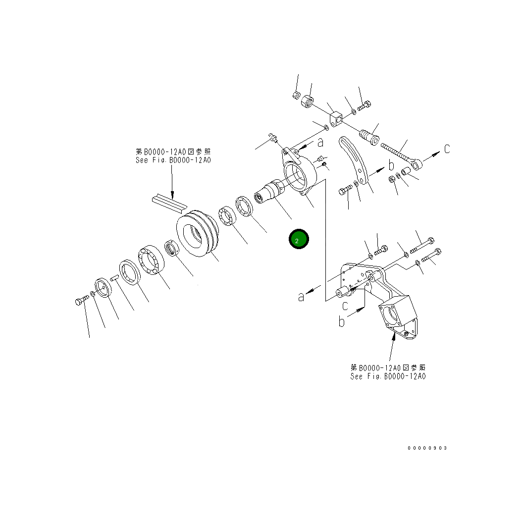 Вал 134-01-62520 Komatsu