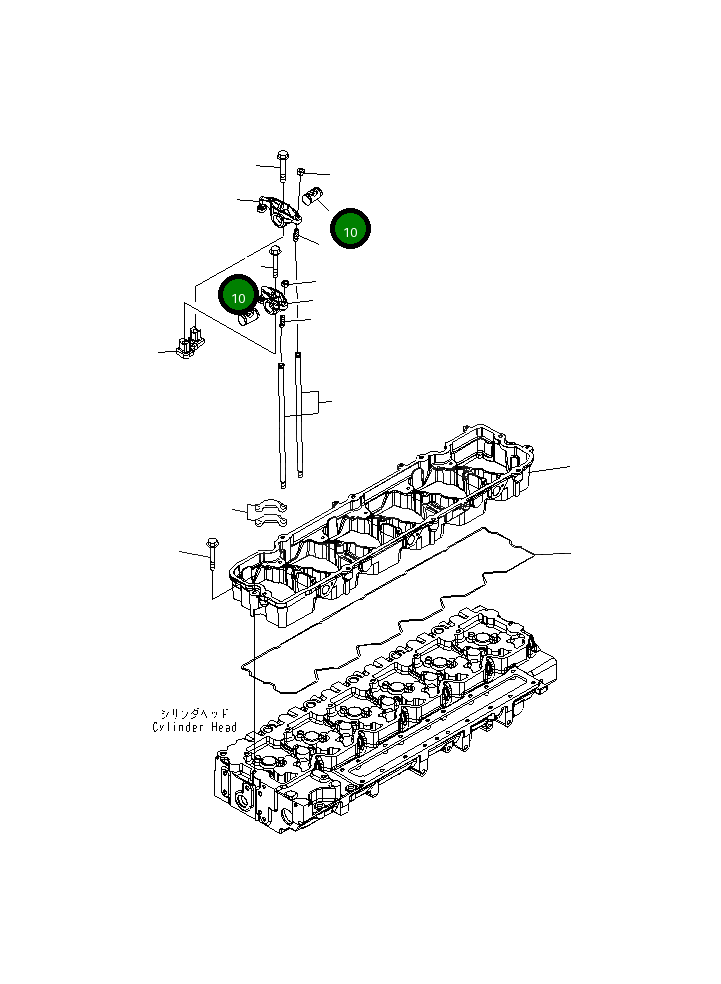 Вал 6745-41-5110 Komatsu