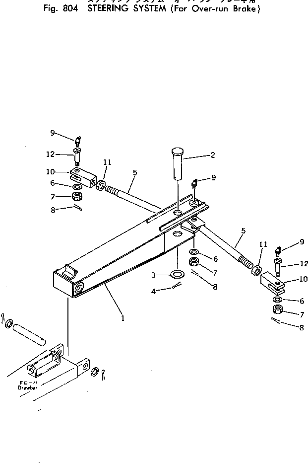 Вилка M710069110460 Komatsu