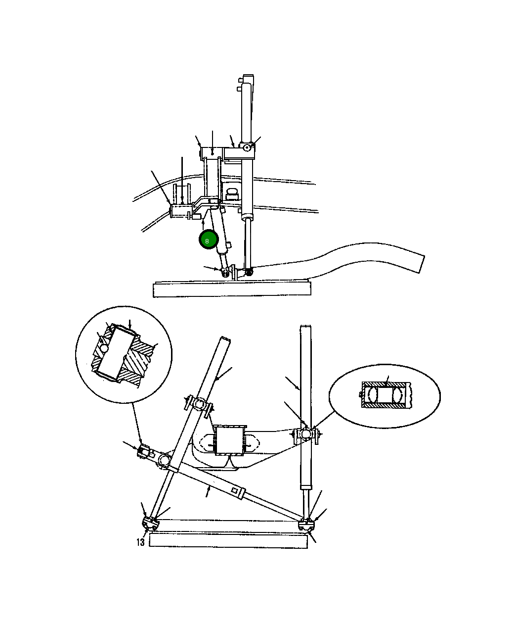 Вилка 160 536 H45 Komatsu