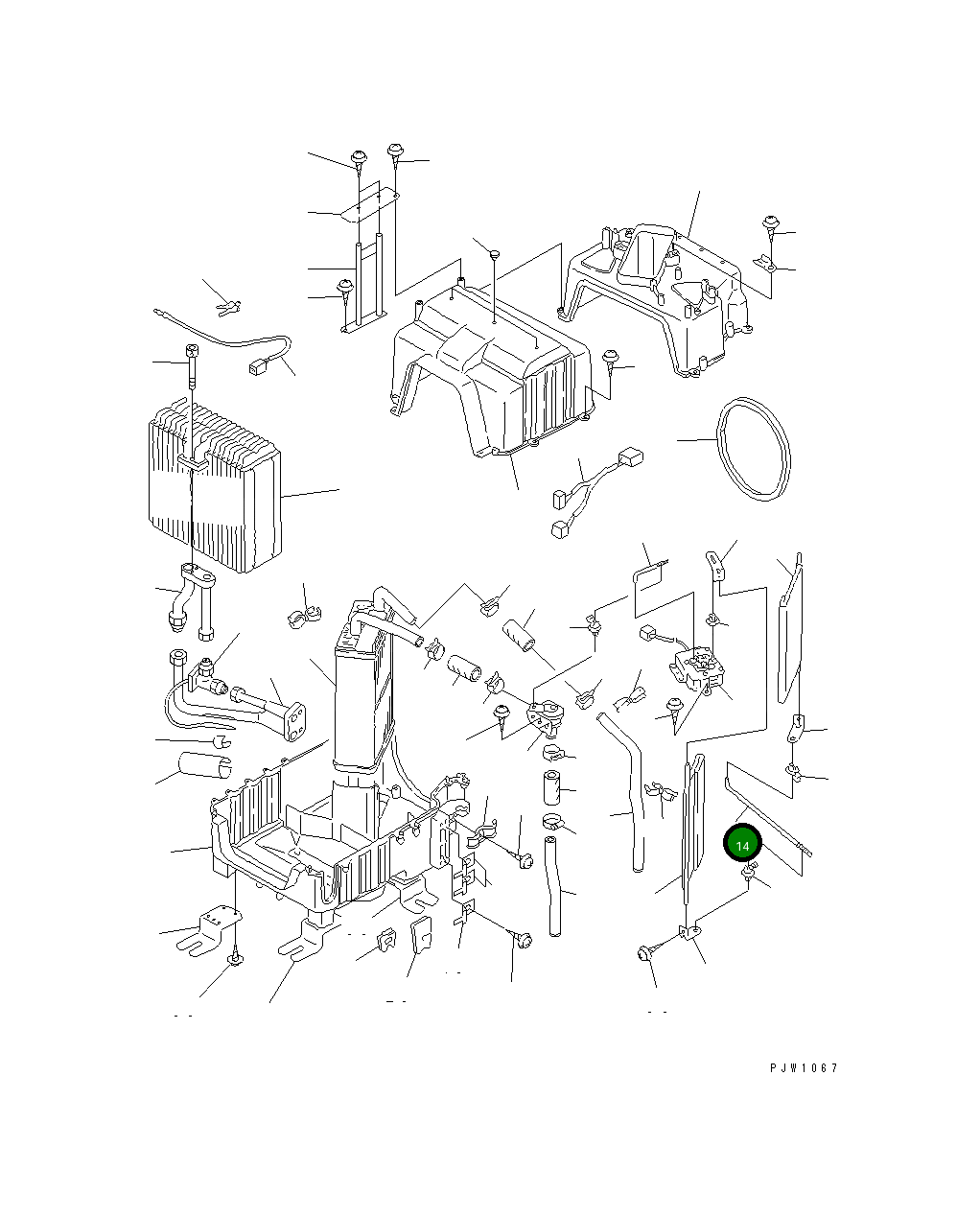 Вал ND116662-0580 Komatsu