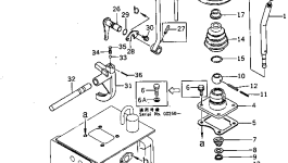 Вал YM172738-25510 Komatsu
