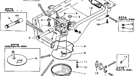 Вал 6110-53-2120 Komatsu