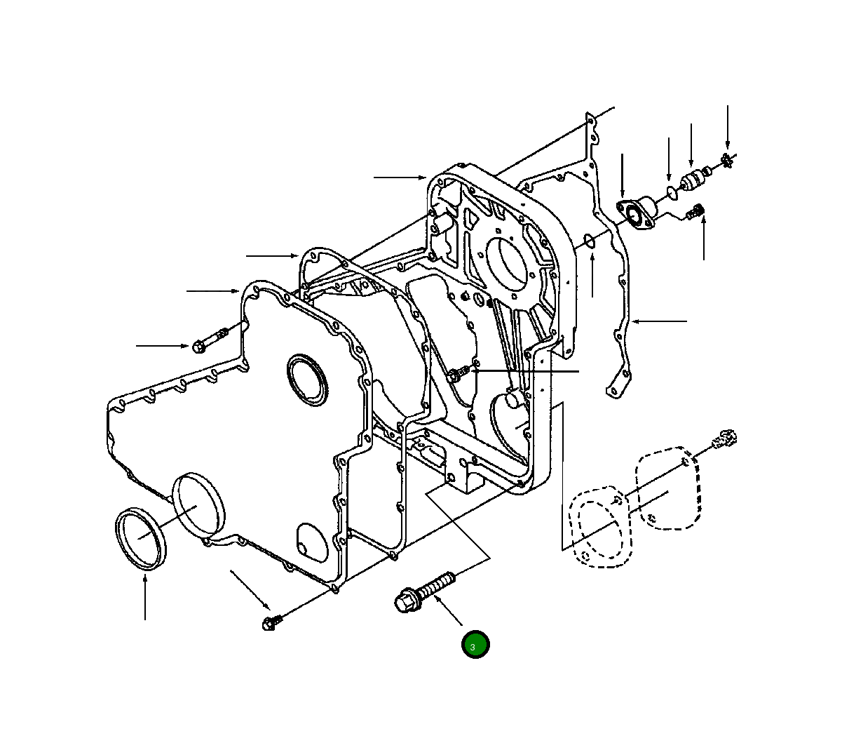 Болт (M12x1.75x50) 1241 110 H1 Komatsu