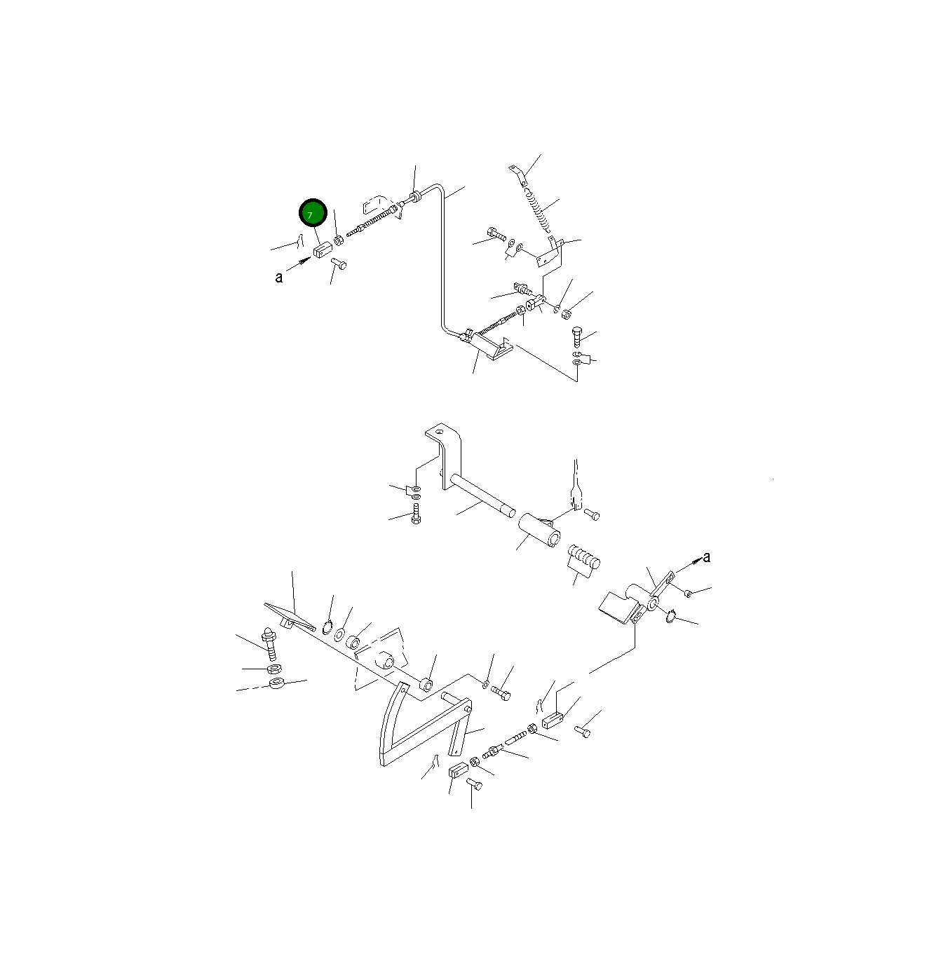 Вилка 234-97-55760 Komatsu