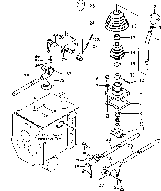 Вал YM172738-25150 Komatsu