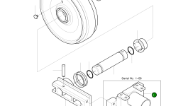 Вилка 2157-6003 Komatsu