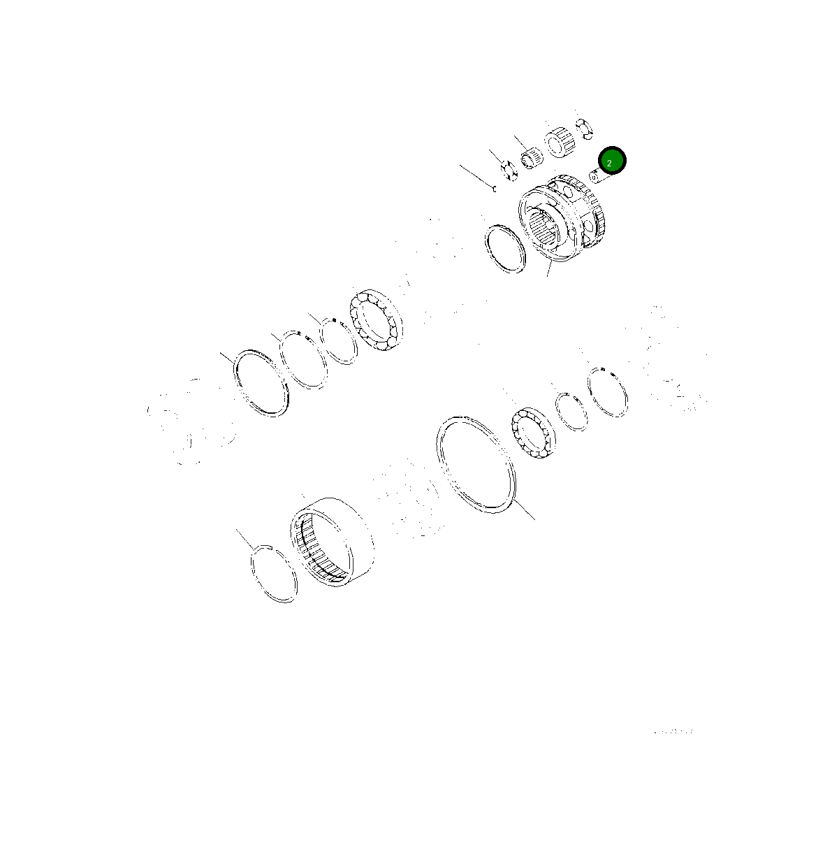 Вал 425-15-32540 Komatsu