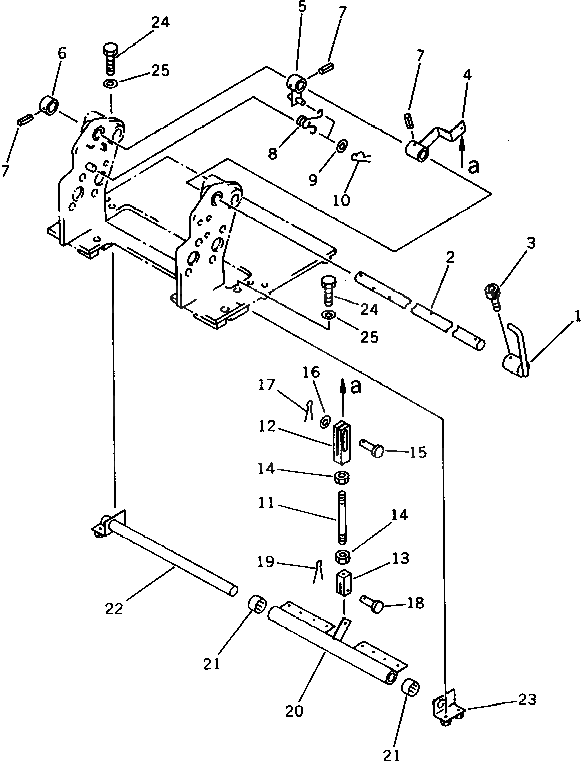 Вал 20W-43-12650 Komatsu