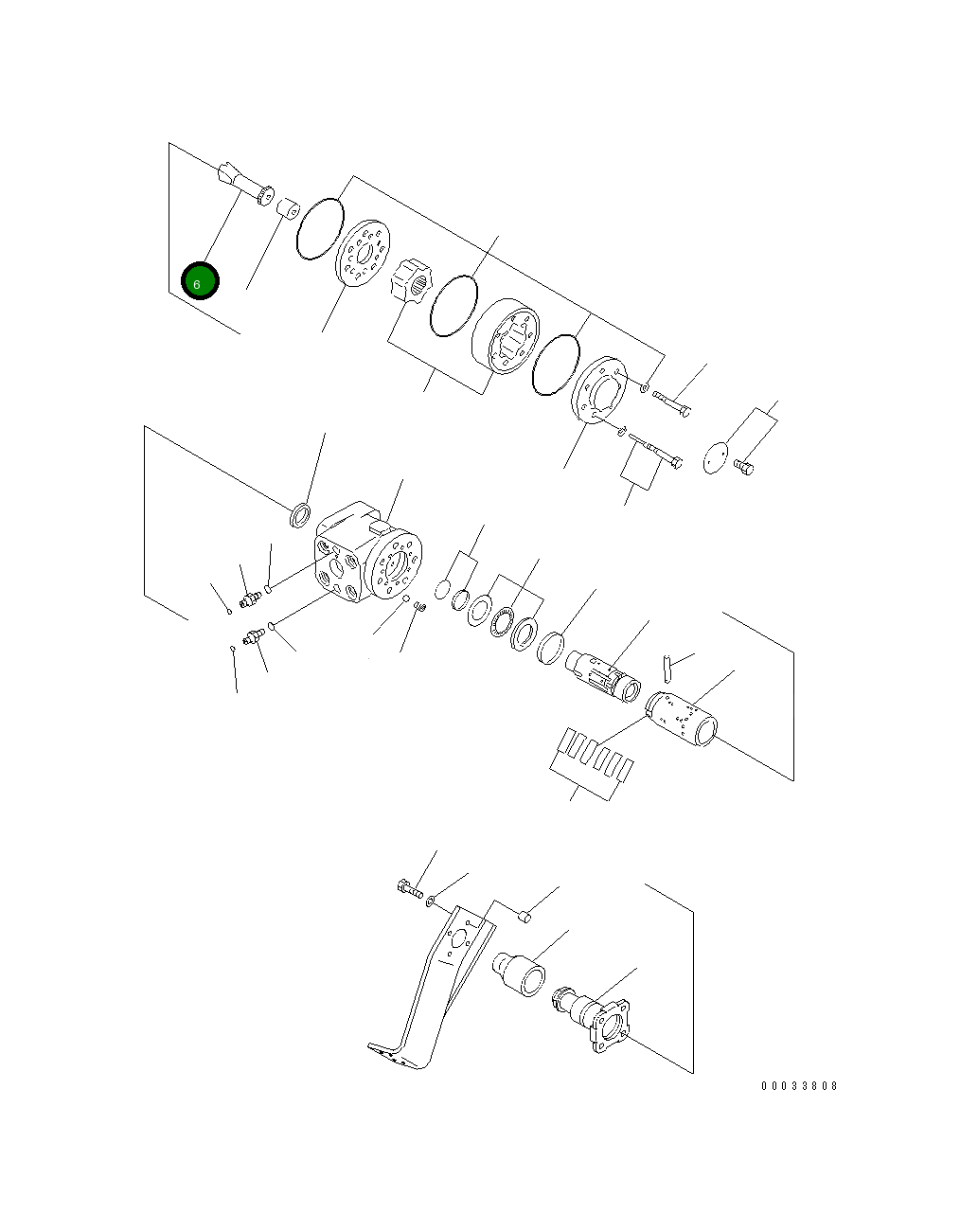Вал 567-40-43561 Komatsu