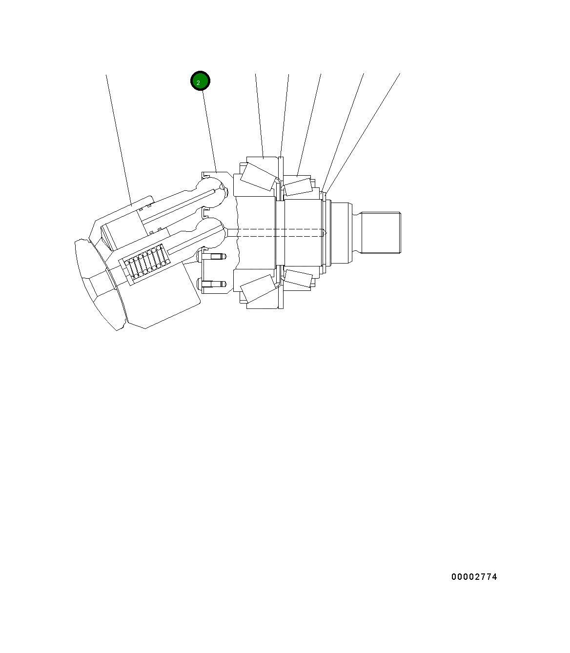 Вал 417-18-H0P04 Komatsu
