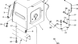 Бак 20Y-04-K1150 Komatsu