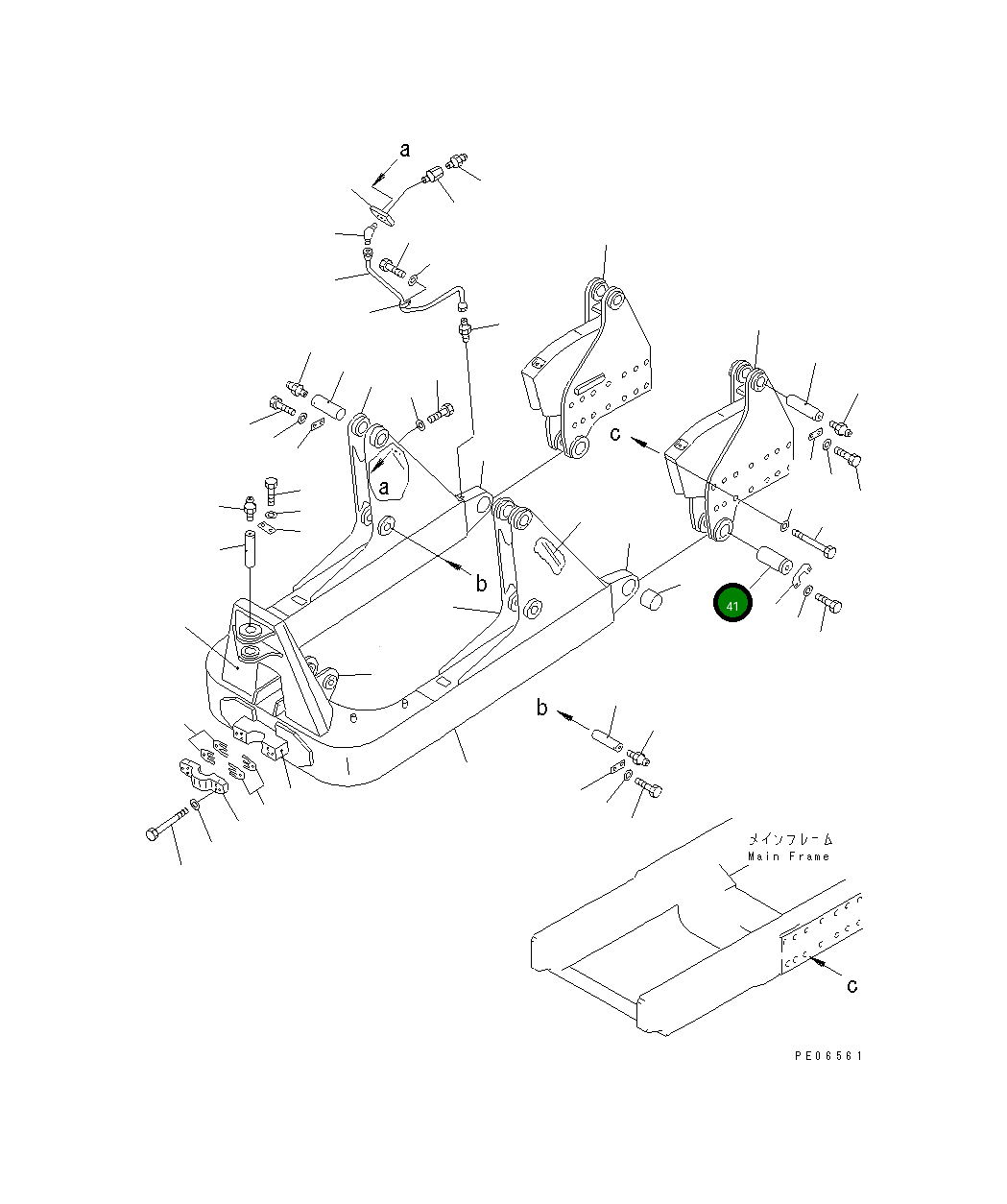 Вал 13F-72-31431 Komatsu