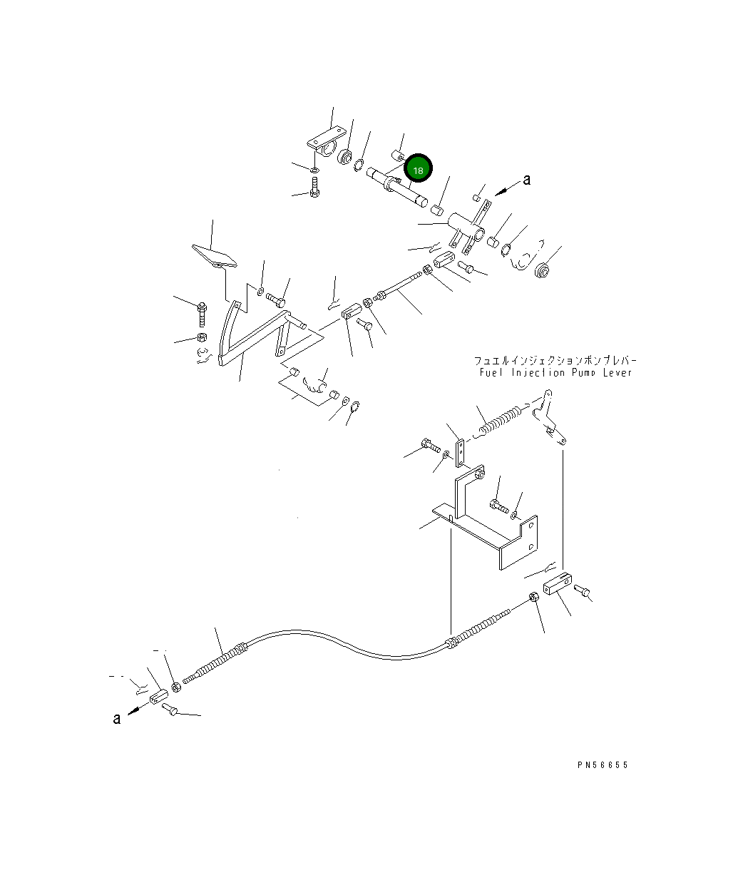 Вал 262-43-72110 Komatsu