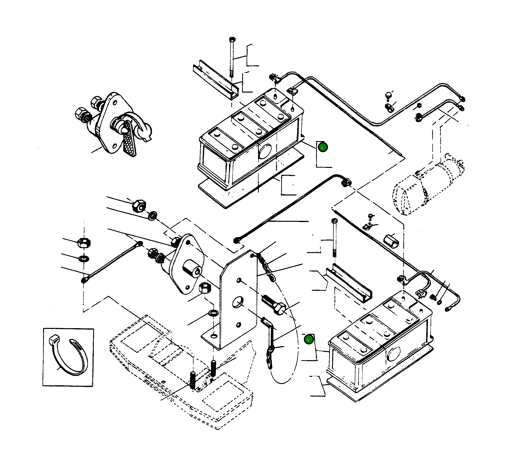 Аккумулятор 3007561X1 Komatsu