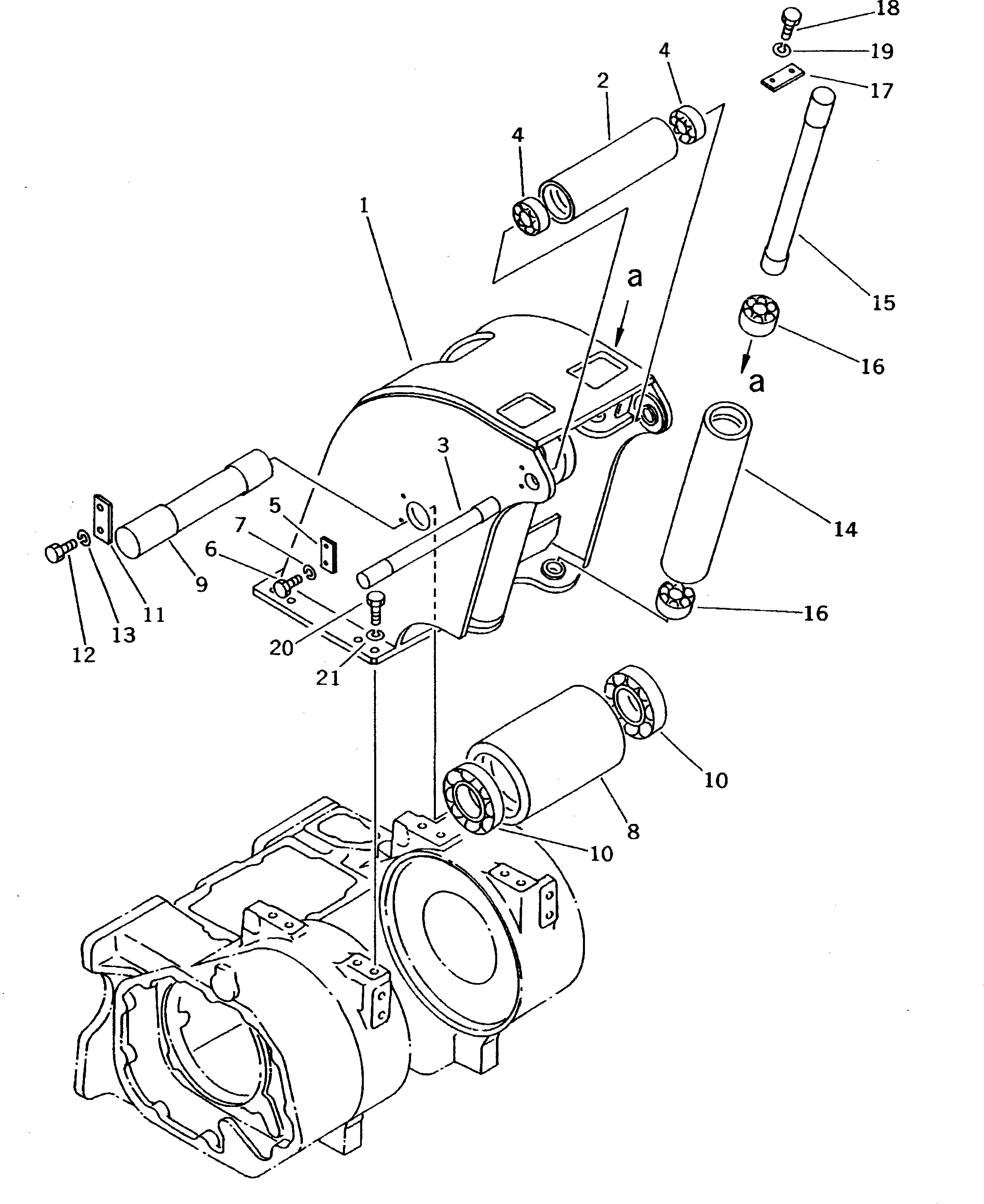 Вал 101-Z61-4130 Komatsu