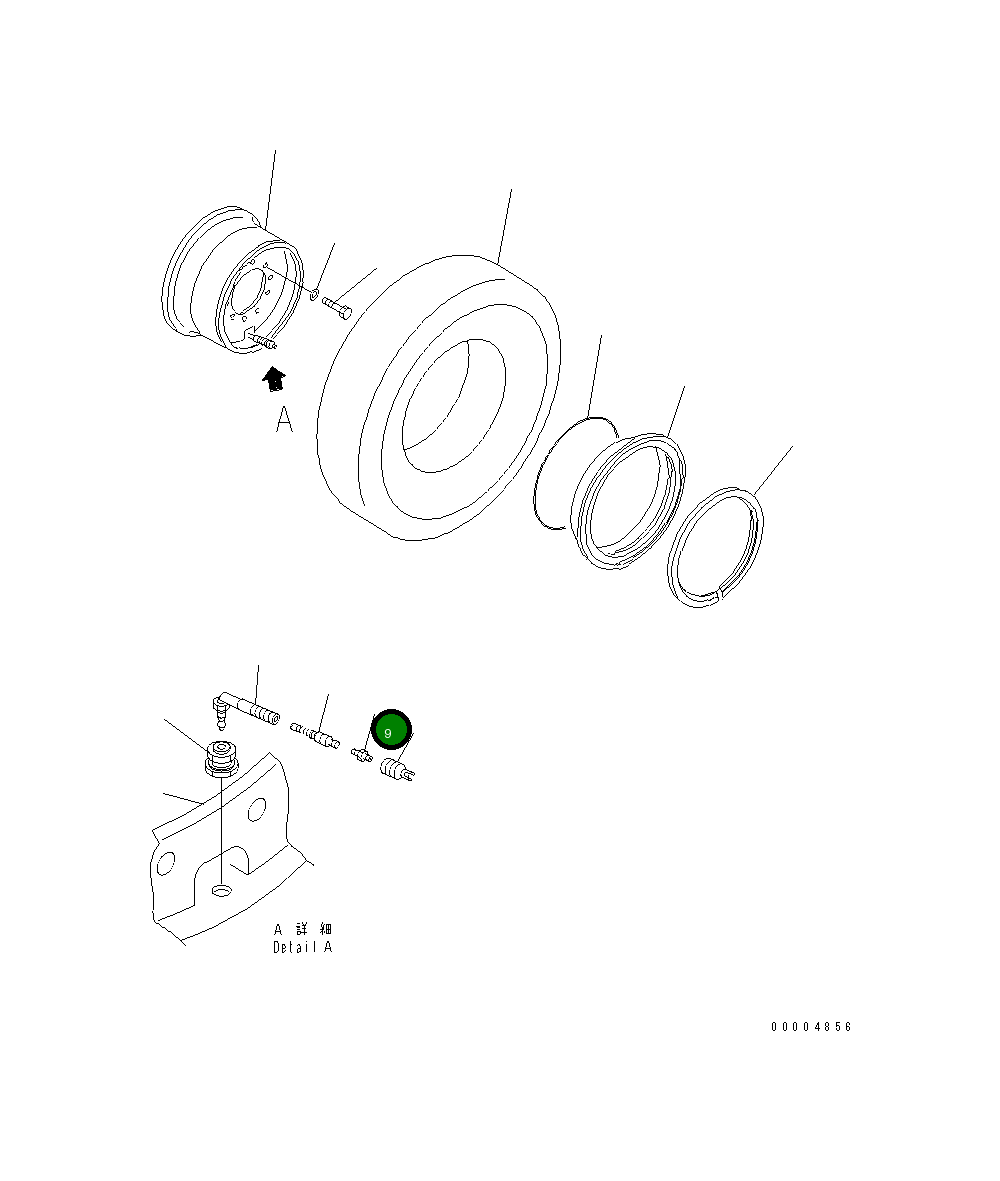 Адаптер 09285-00000 Komatsu