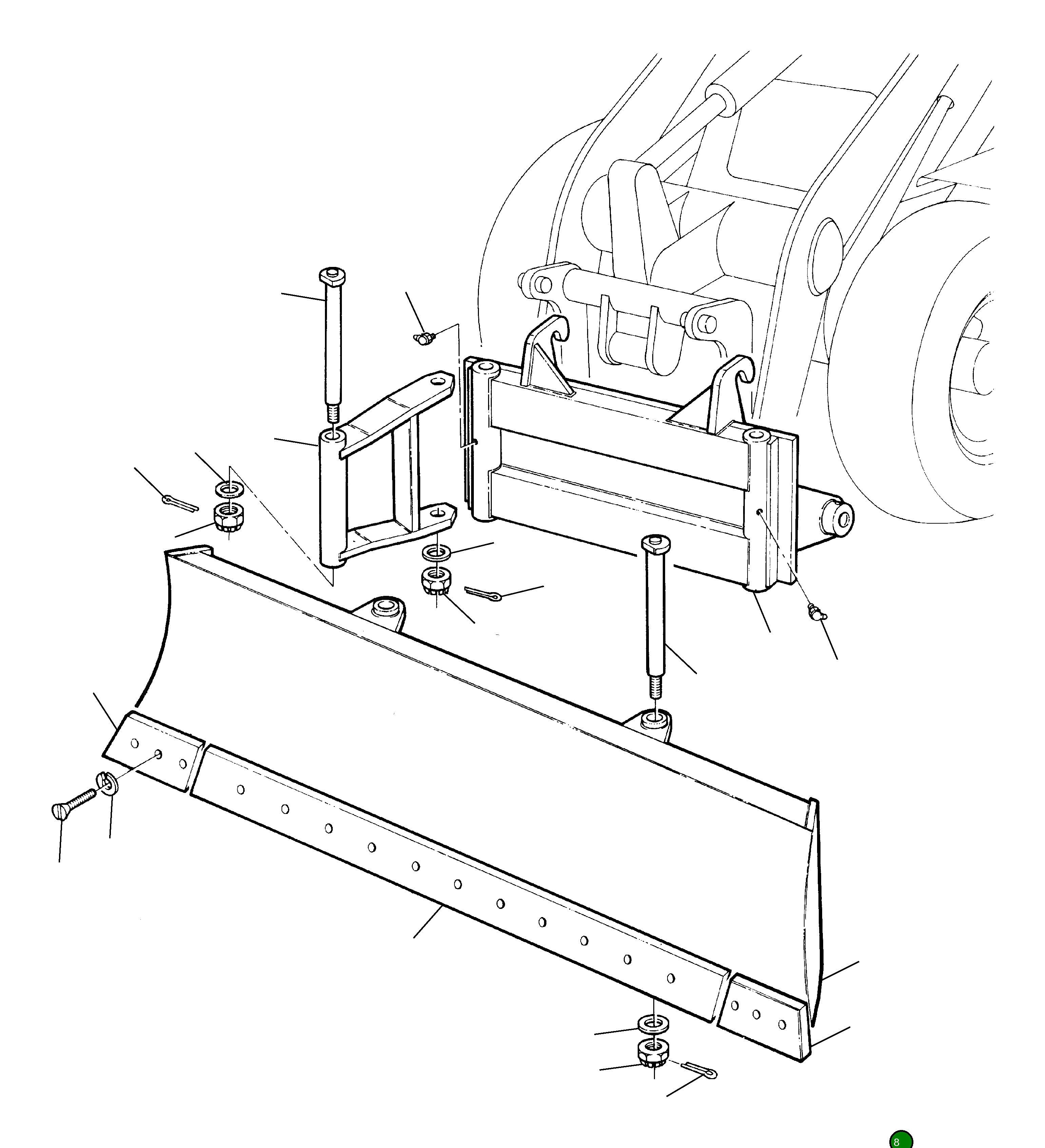 Бульдозерный отвал 200513931 Komatsu