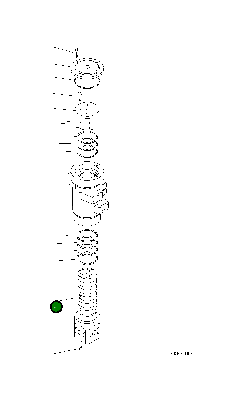 Вал 207-62-K3130 Komatsu