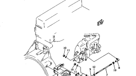 Кронштейн 6992-32-1280 Komatsu