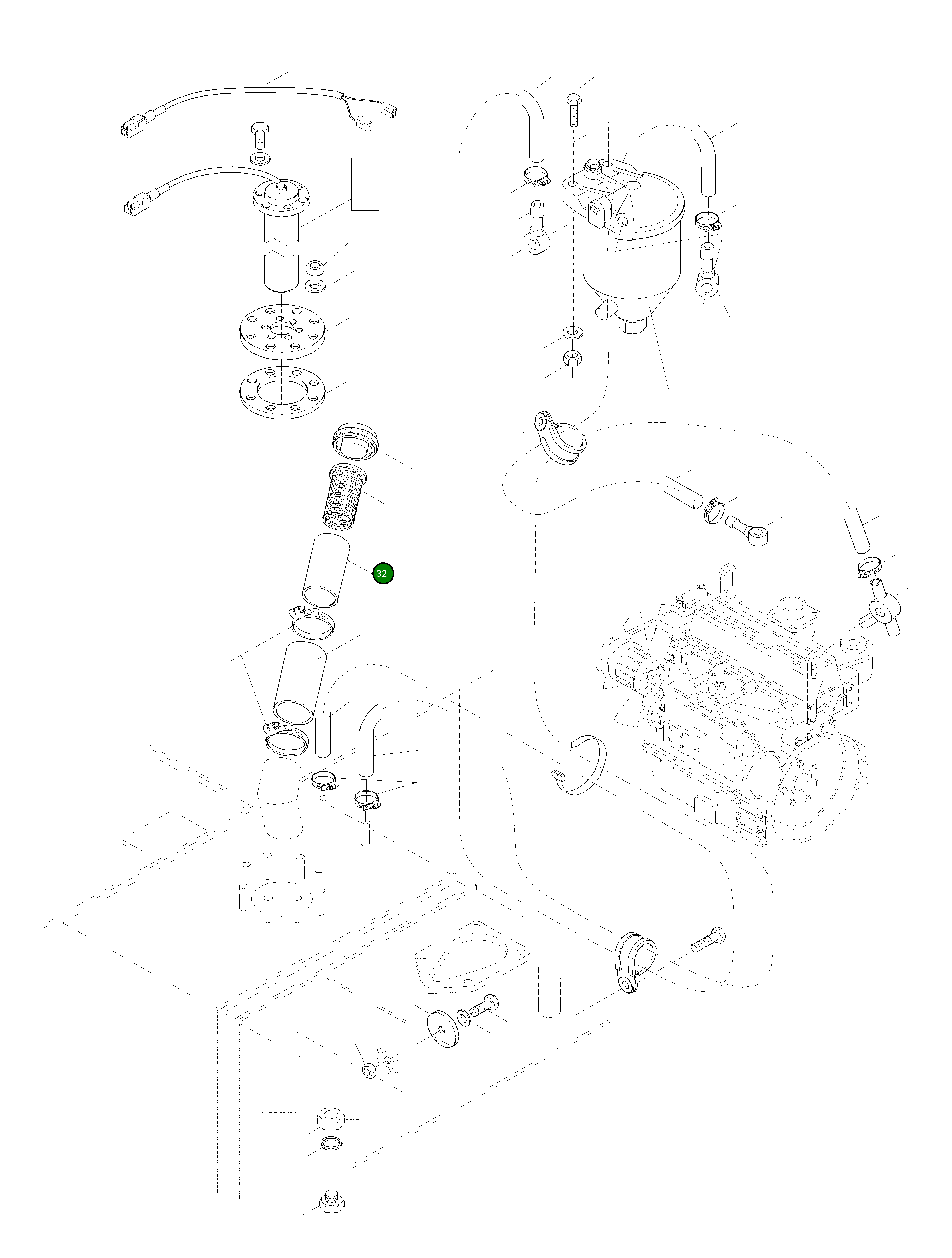 Шпилька 42U-04-11100 Komatsu