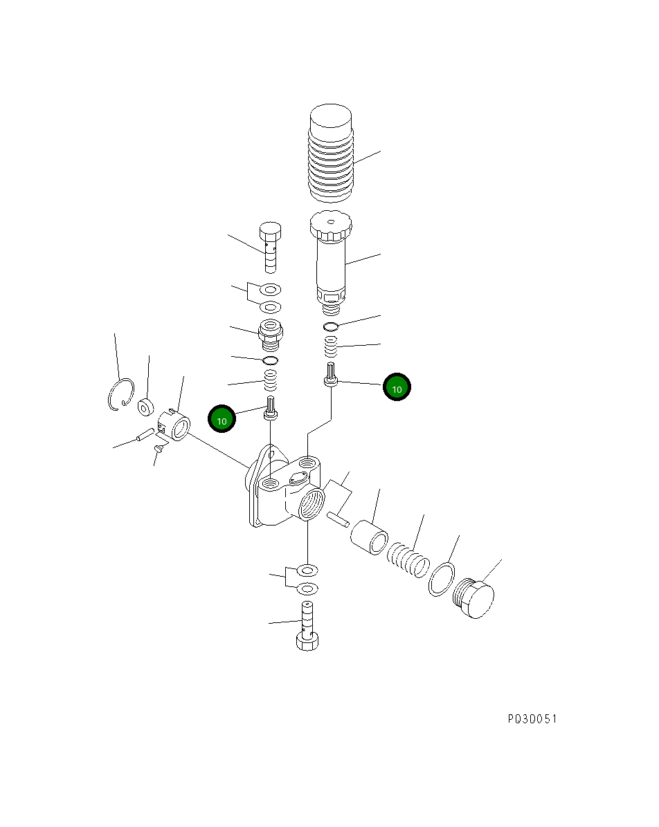 Клапан DK152115-0500 Komatsu