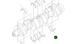 Нижний подшипник CU3016782 Komatsu