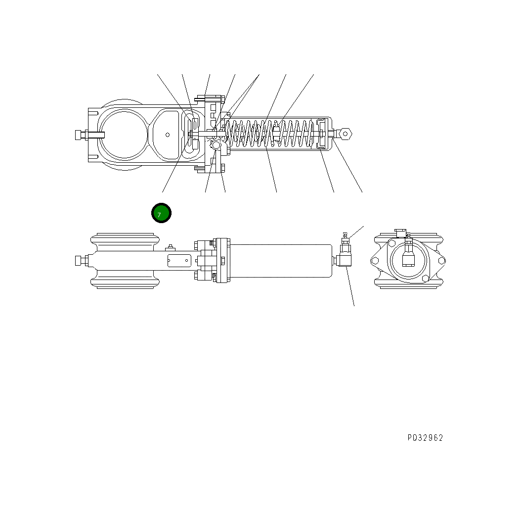 Гайка WM118014 Komatsu