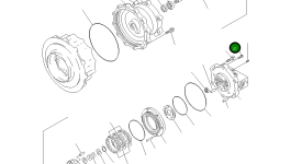 Штуцер прокачки TZ000B2101 Komatsu