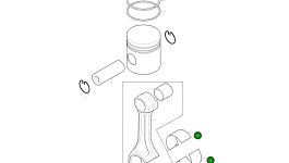 Шатунный подшипник 1,00 мм 65.02410-6082 Komatsu