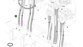 Шланг в сборе DN 60 x 1250 519 045 98 Komatsu