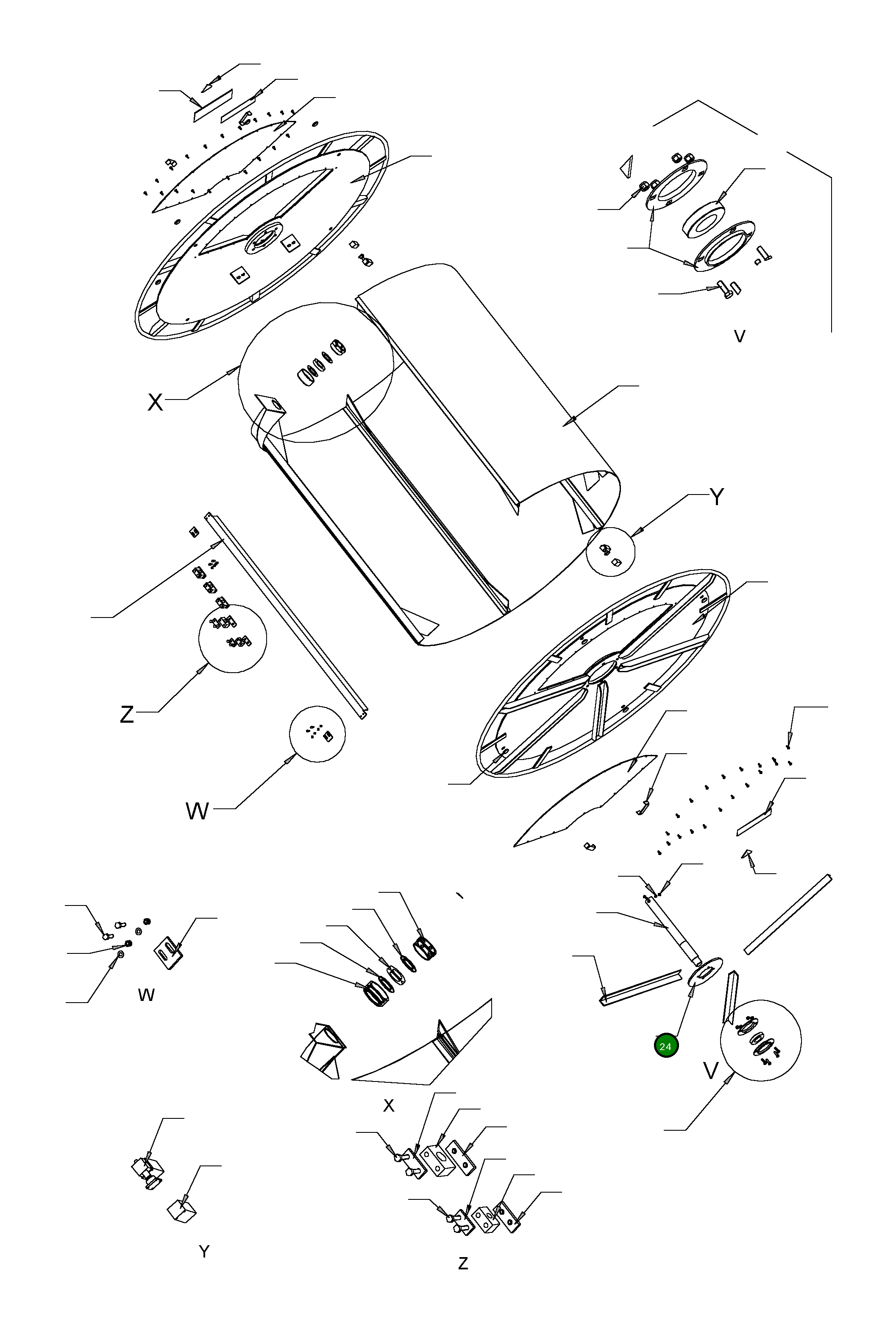 Фланец шарикоподшипника 769 246 73 Komatsu