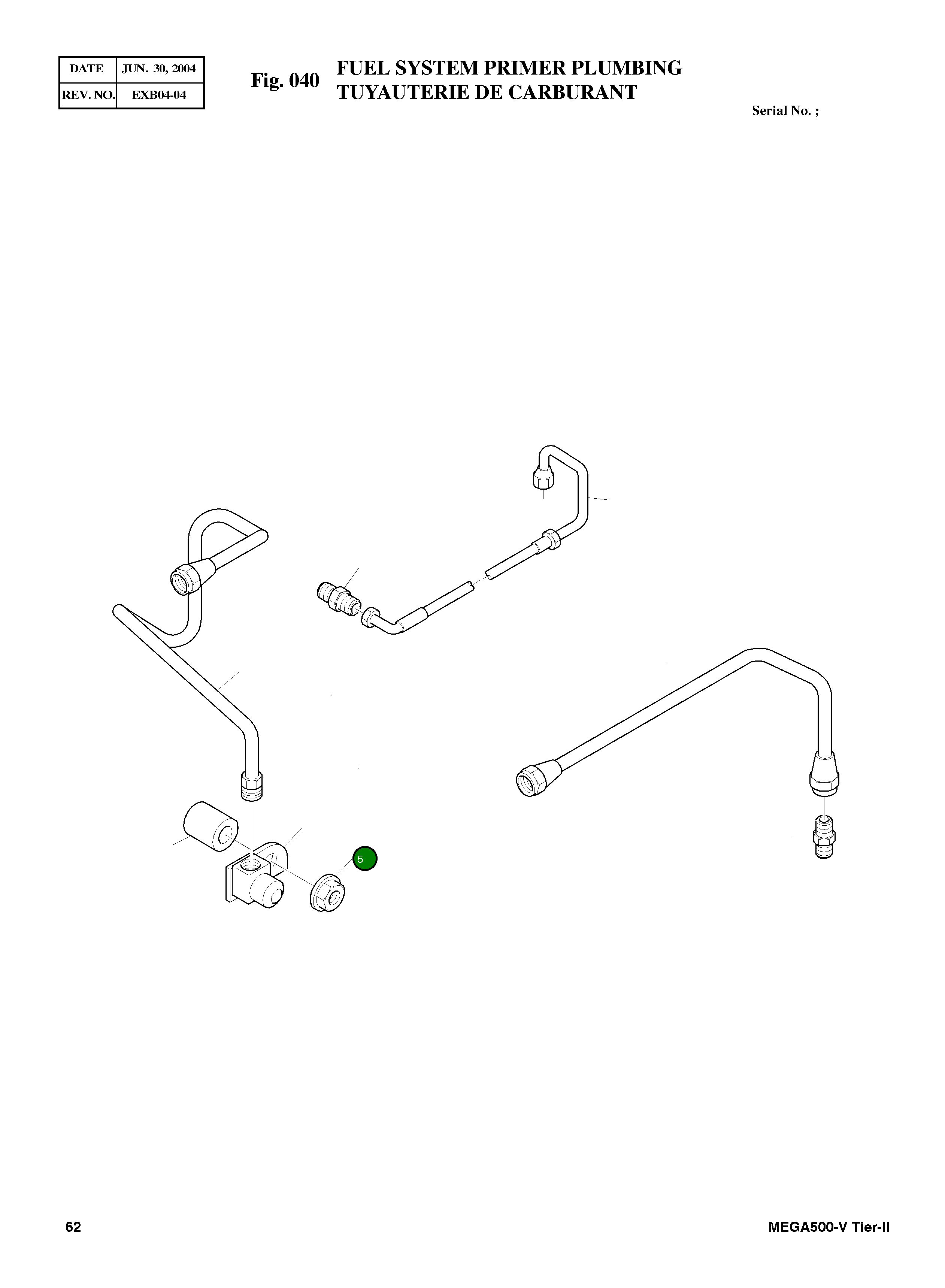 Гайка 3902662 Komatsu