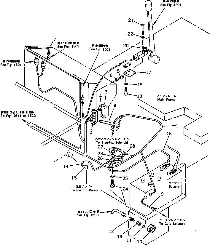 Выключатель 262-06-59840 Komatsu