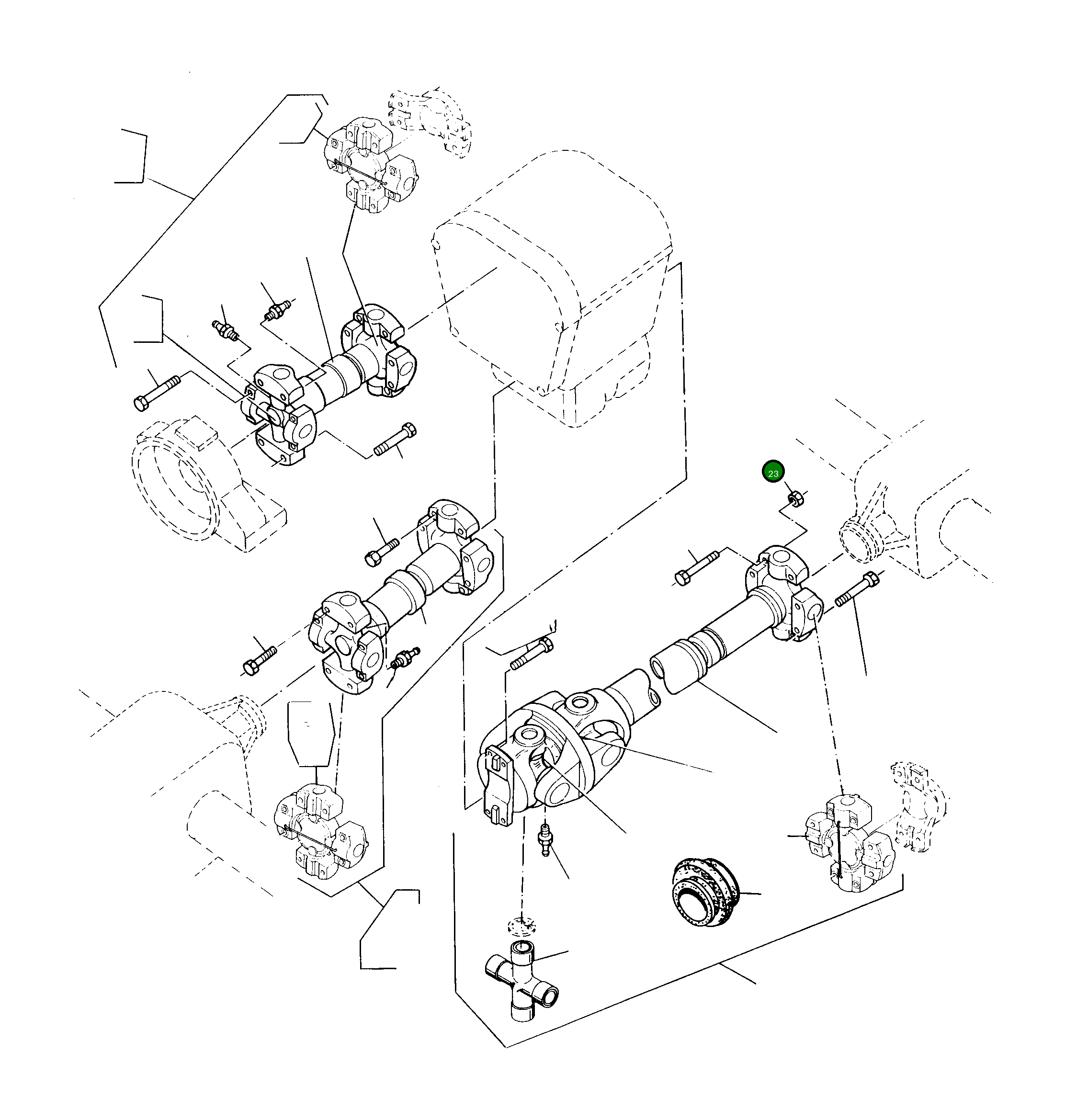 Гайка 369949X1 Komatsu