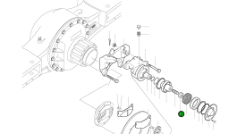 Гайка 4121-7028 Komatsu