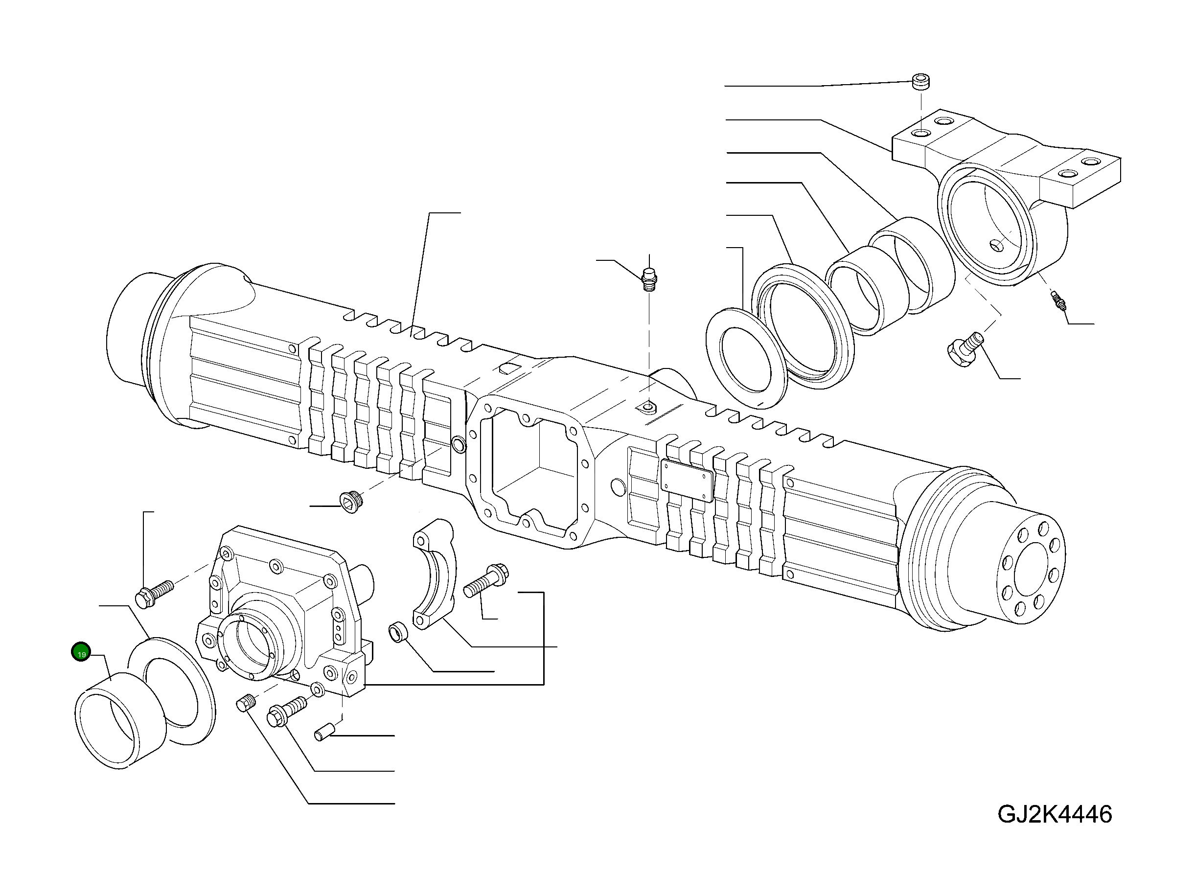 Втулка 42T-23-H0P31 Komatsu