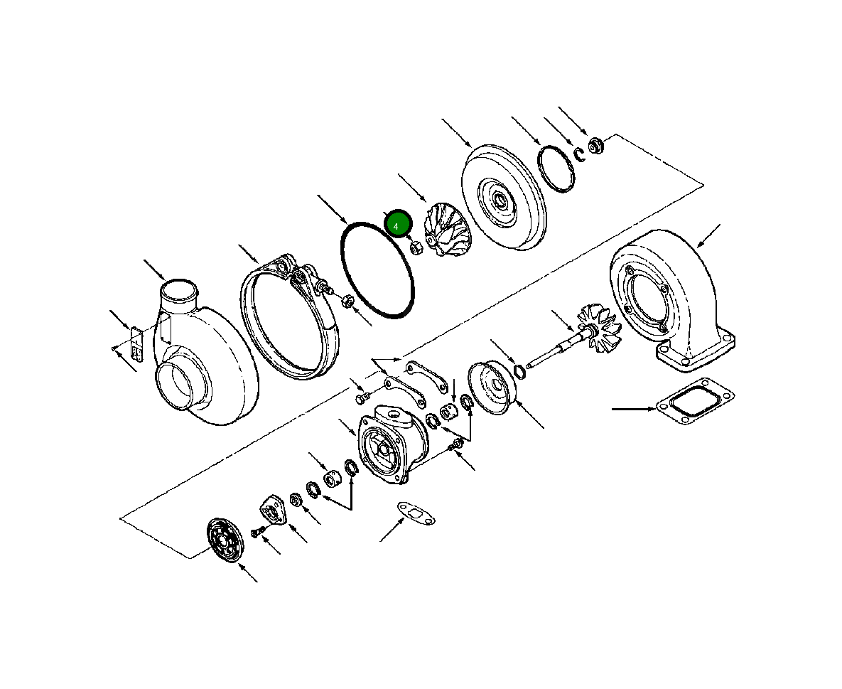 Стопорная гайка 1240 492 H1 Komatsu