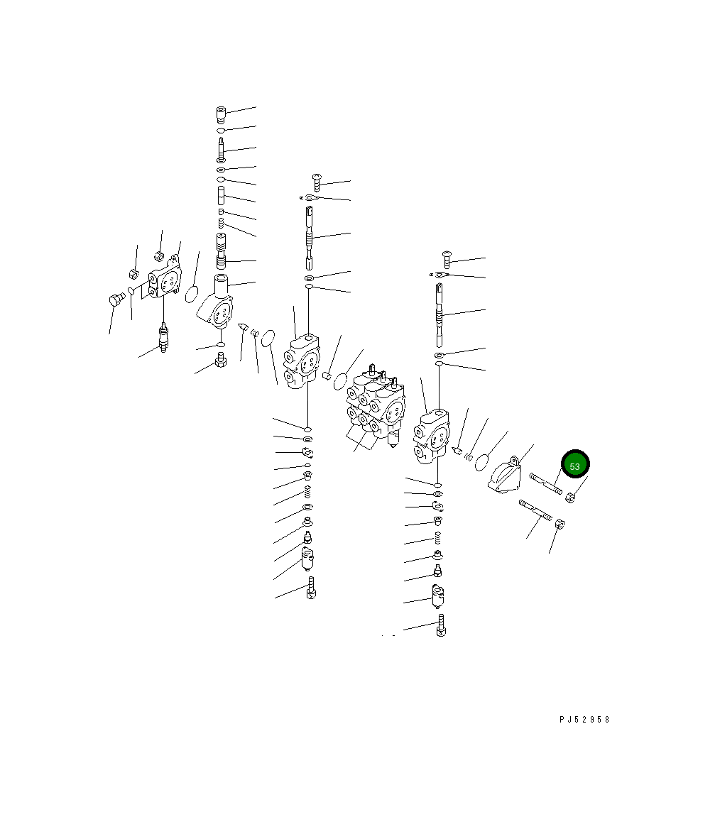 Шпилька KB21061-30104 Komatsu