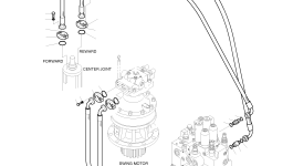Шланг(SWING R) 1/2-700 2184-1127D13 Komatsu