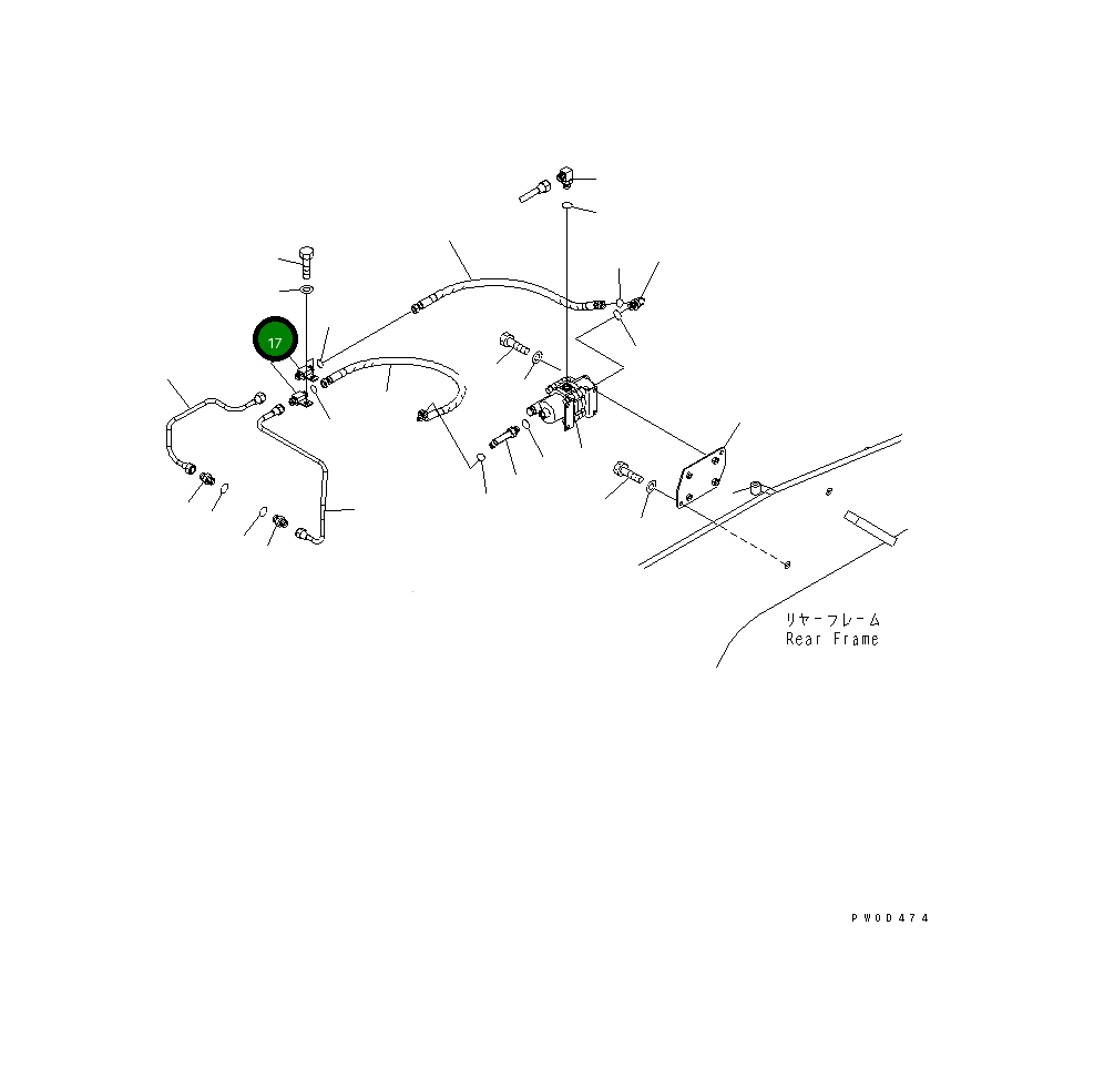 Шарнир 421-43-37760 Komatsu