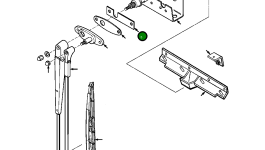 Проставка штанги стеклоочистителя 729 329 C1 Komatsu