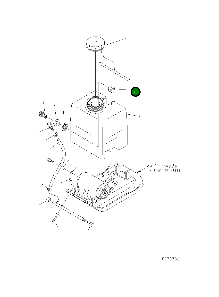 Гайка 26990-93-320 Komatsu